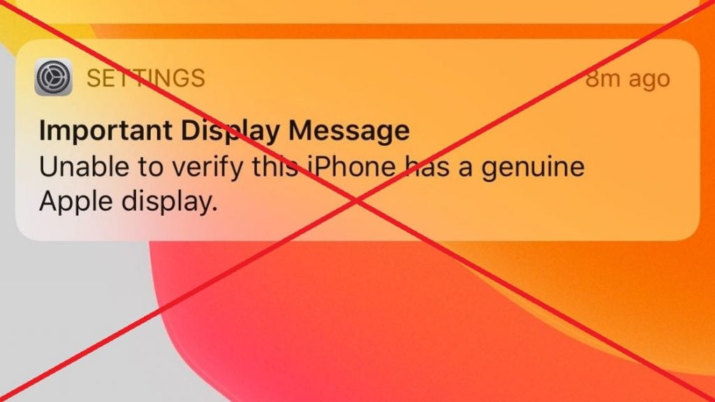 iPhone notifikacija za ekran